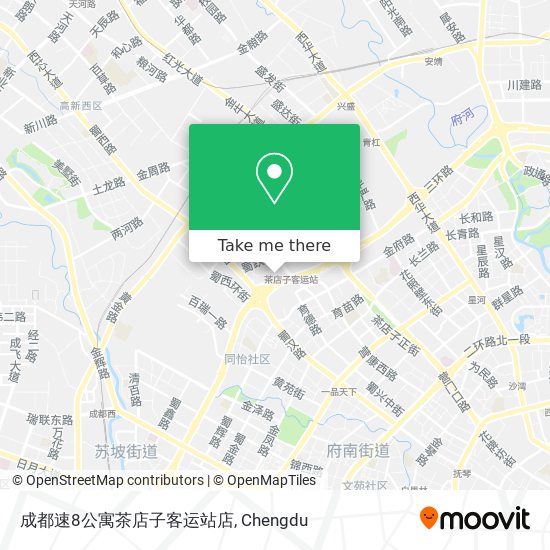 成都速8公寓茶店子客运站店 map