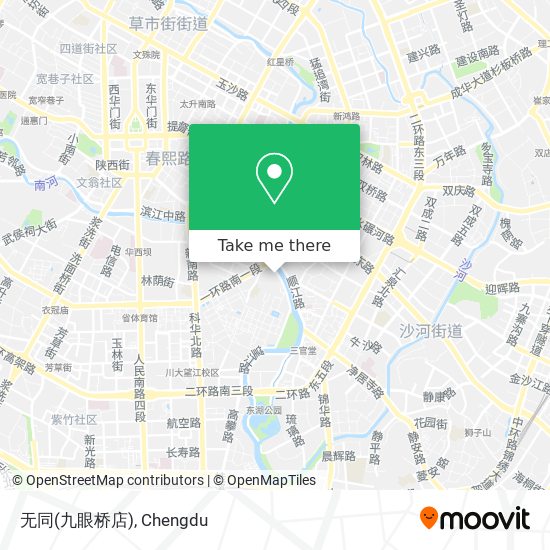 无同(九眼桥店) map