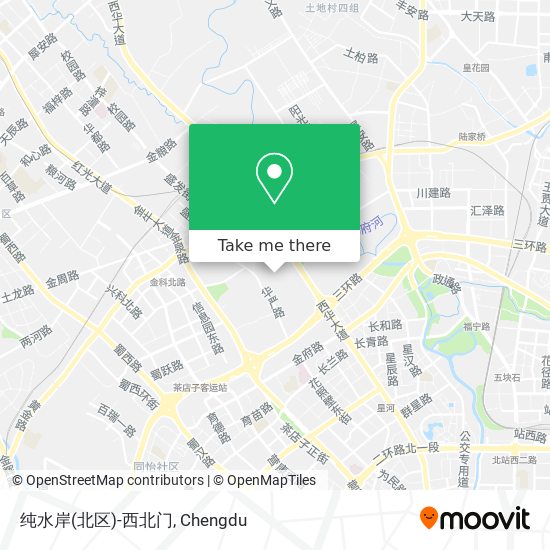 纯水岸(北区)-西北门 map