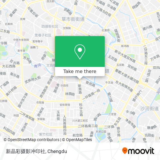 新晶彩摄影冲印社 map