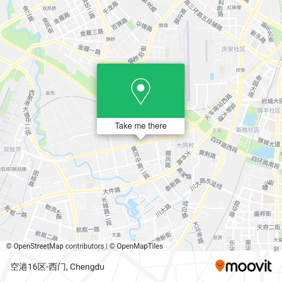 空港16区-西门 map