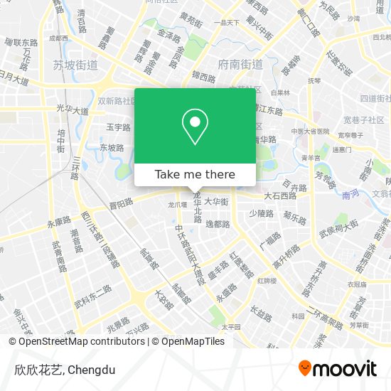 欣欣花艺 map