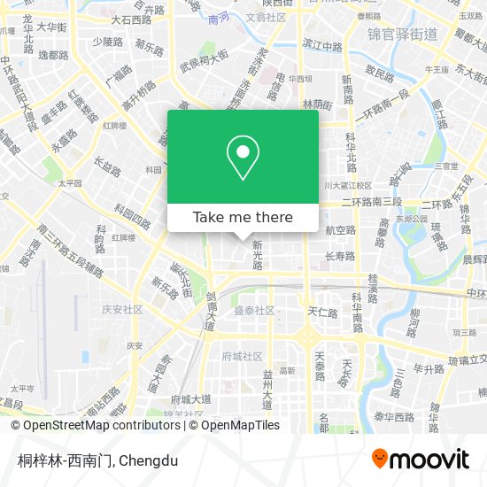 桐梓林-西南门 map