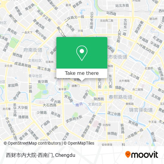 西财市内大院-西南门 map