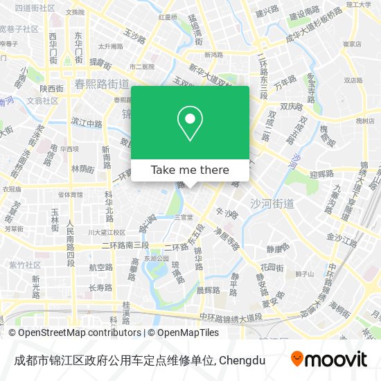 成都市锦江区政府公用车定点维修单位 map