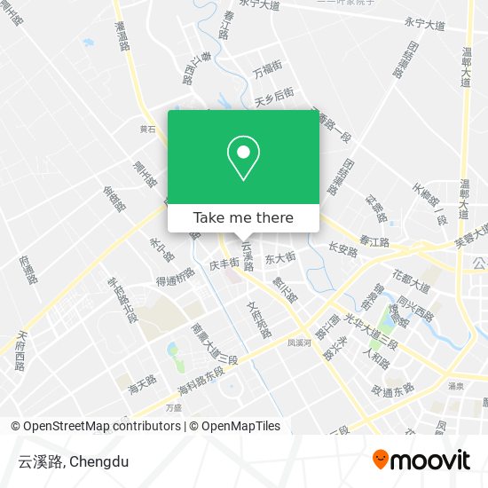 云溪路 map