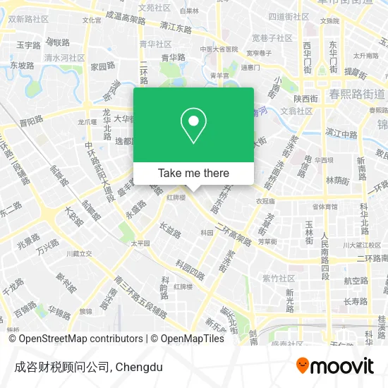 成咨财税顾问公司 map