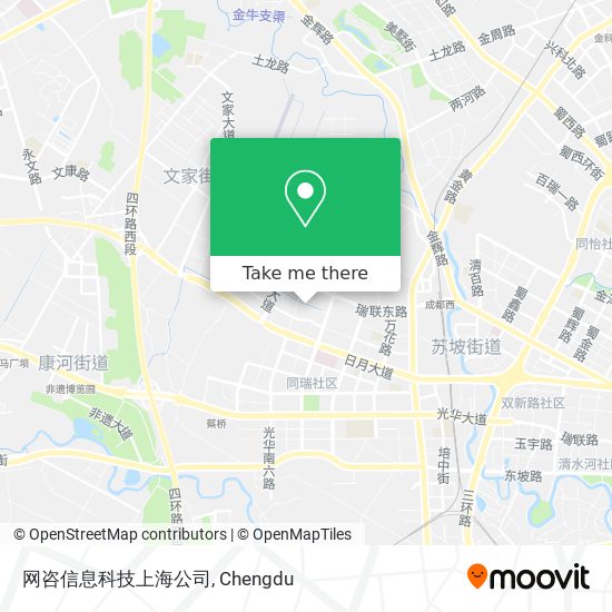 网咨信息科技上海公司 map
