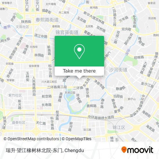 瑞升·望江橡树林北院-东门 map