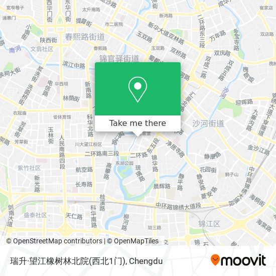 瑞升·望江橡树林北院(西北1门) map