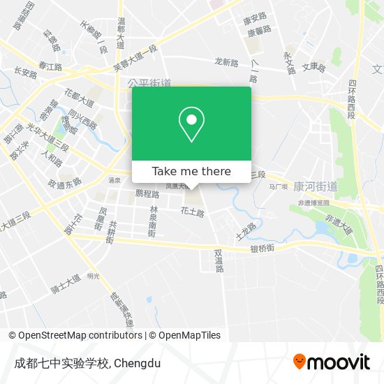 成都七中实验学校 map