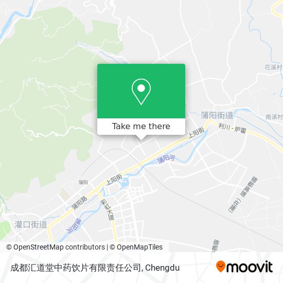 成都汇道堂中药饮片有限责任公司 map