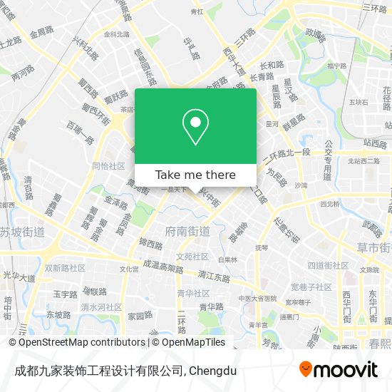 成都九家装饰工程设计有限公司 map