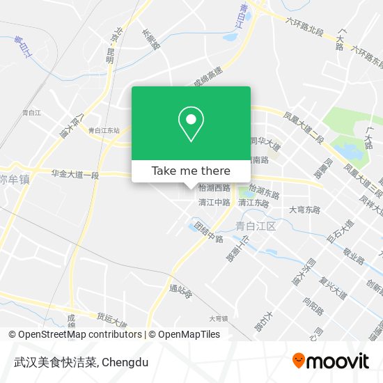 武汉美食快洁菜 map