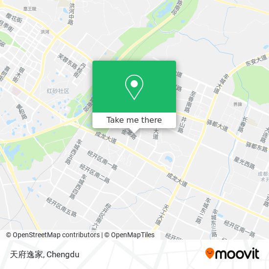 天府逸家 map