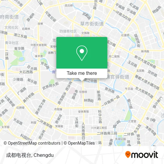 成都电视台 map