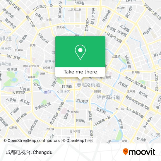 成都电视台 map