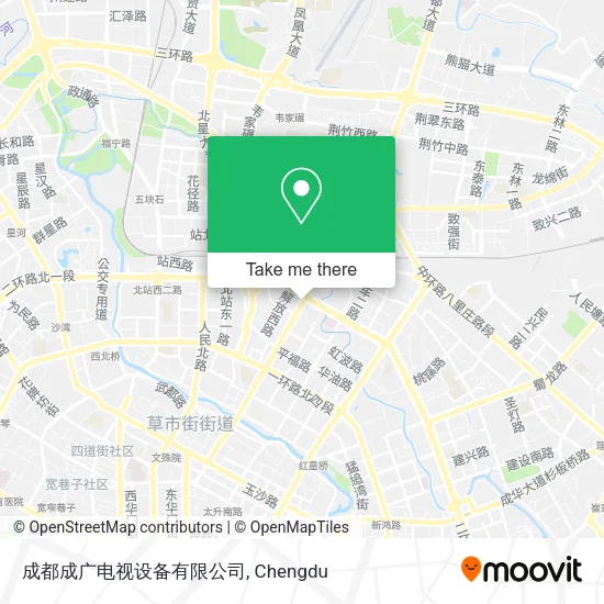 成都成广电视设备有限公司 map