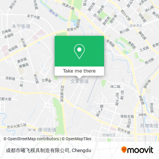 成都市曦飞模具制造有限公司 map