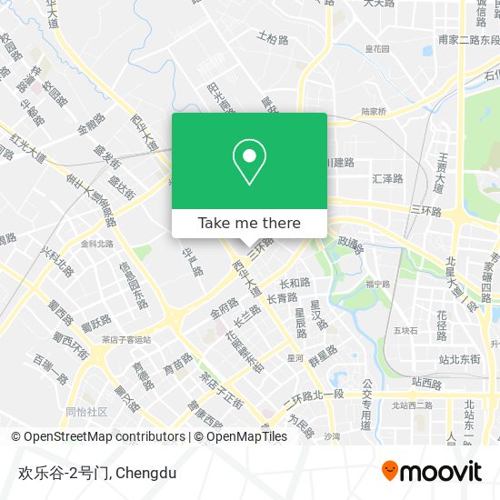 欢乐谷-2号门 map