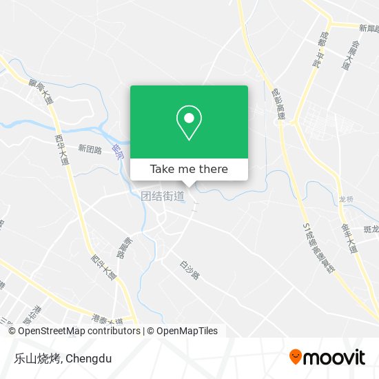 乐山烧烤 map