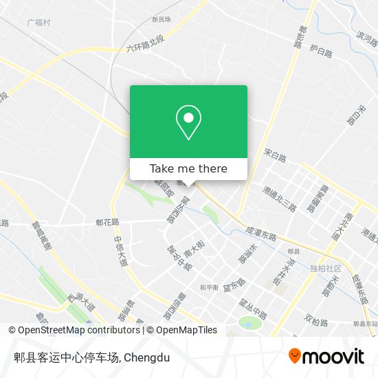 郫县客运中心停车场 map