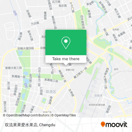双流果果爱水果店 map