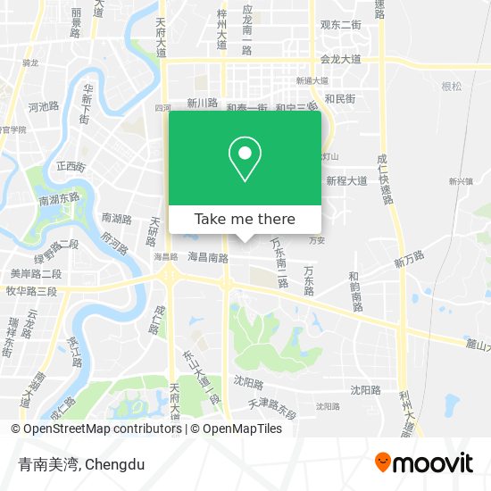 青南美湾 map