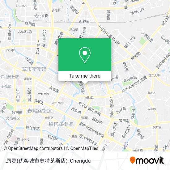 恩灵(优客城市奥特莱斯店) map