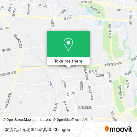 双流九江元瑞国际家具城 map