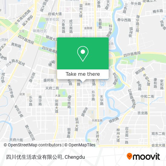四川优生活农业有限公司 map