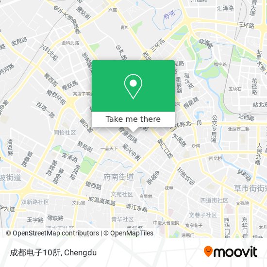 成都电子10所 map