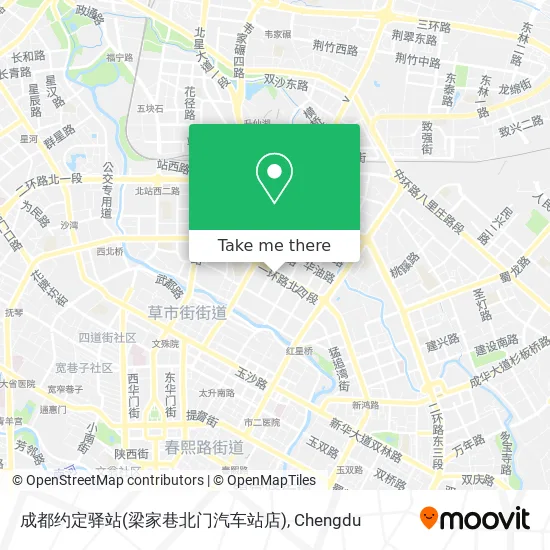 成都约定驿站(梁家巷北门汽车站店) map