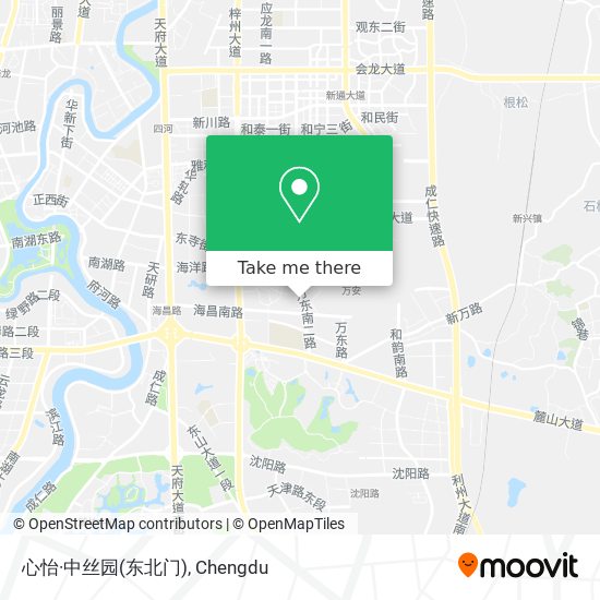 心怡·中丝园(东北门) map