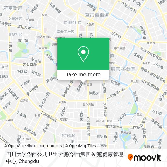 四川大学华西公共卫生学院(华西第四医院)健康管理中心 map