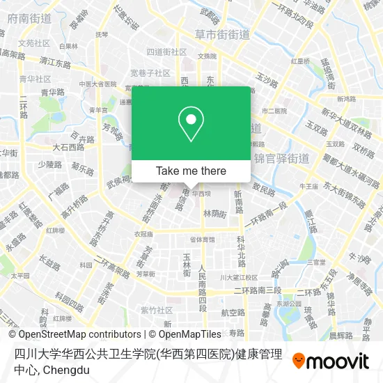 四川大学华西公共卫生学院(华西第四医院)健康管理中心 map