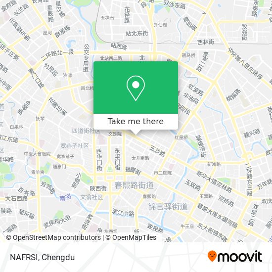 NAFRSI map