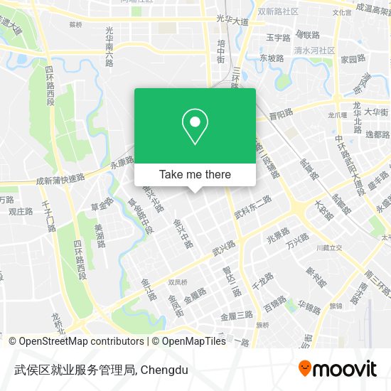 武侯区就业服务管理局 map