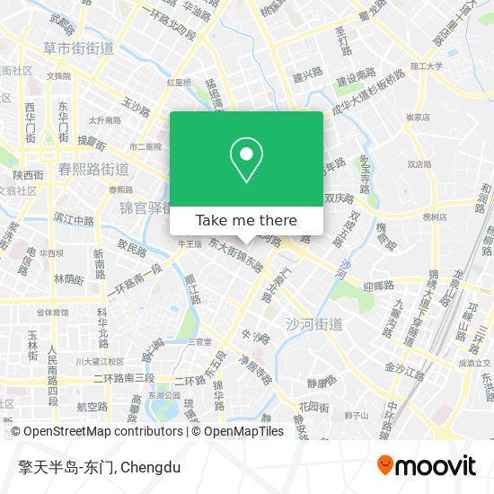 擎天半岛-东门 map