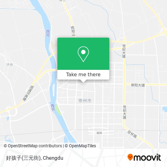 好孩子(三元街) map