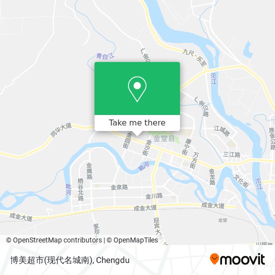 博美超市(现代名城南) map