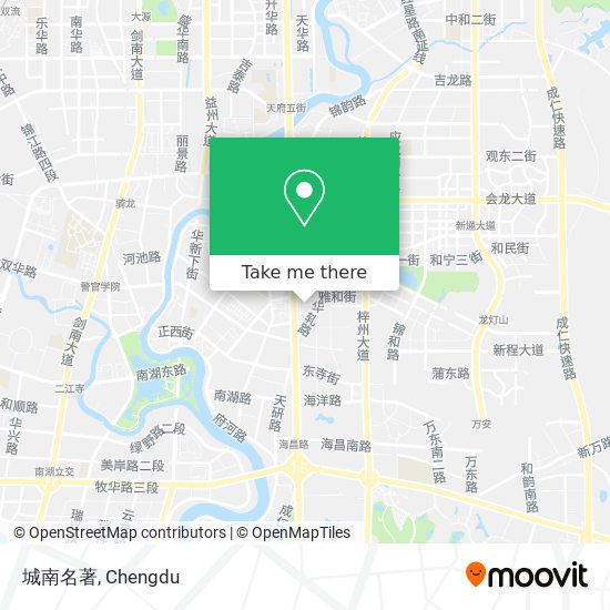 城南名著 map