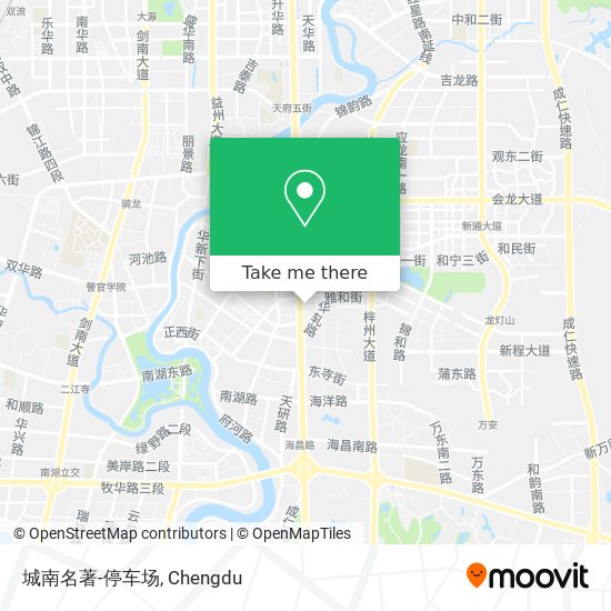 城南名著-停车场 map