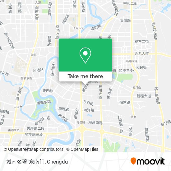 城南名著-东南门 map