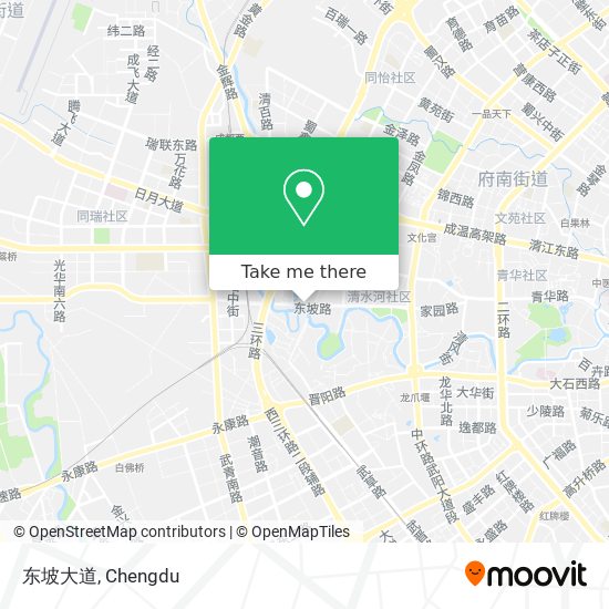 东坡大道 map