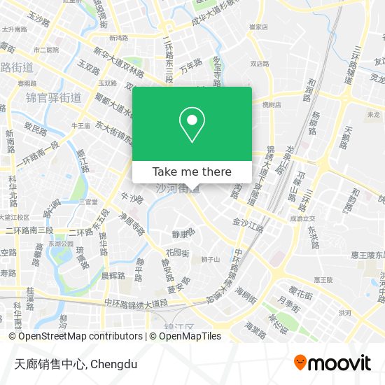 天廊销售中心 map