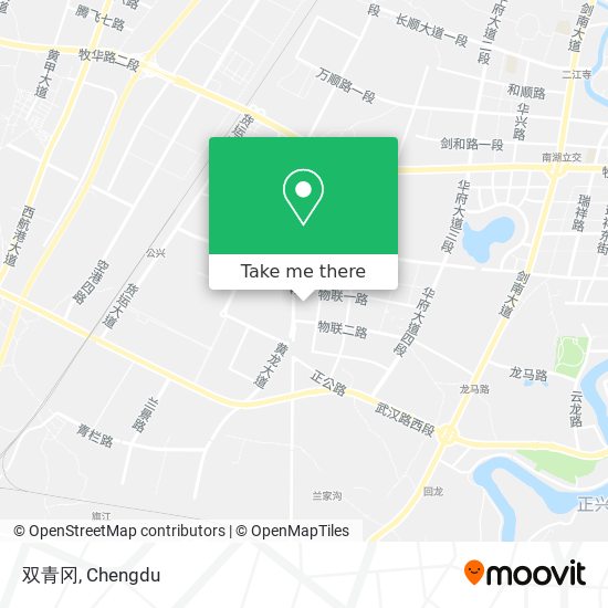 双青冈 map