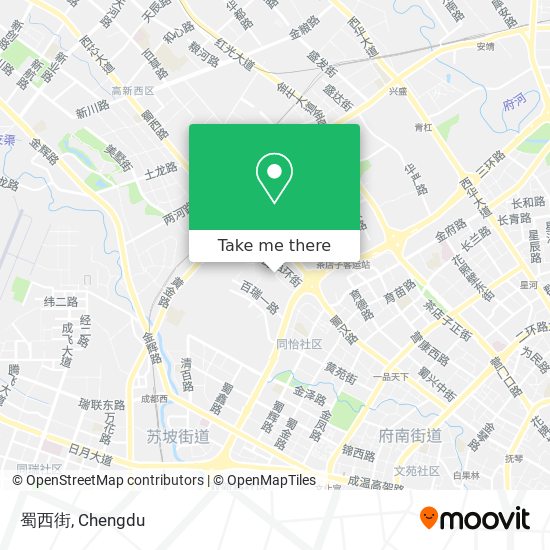 蜀西街 map