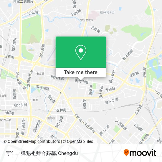 守仁、弹魁祖师合葬墓 map