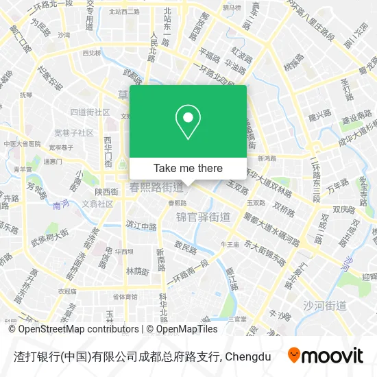 渣打银行(中国)有限公司成都总府路支行 map